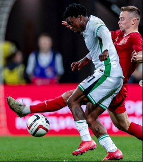 'It's not easy to play for Nigeria' – Olusegun reacts after impressive debut against Russia